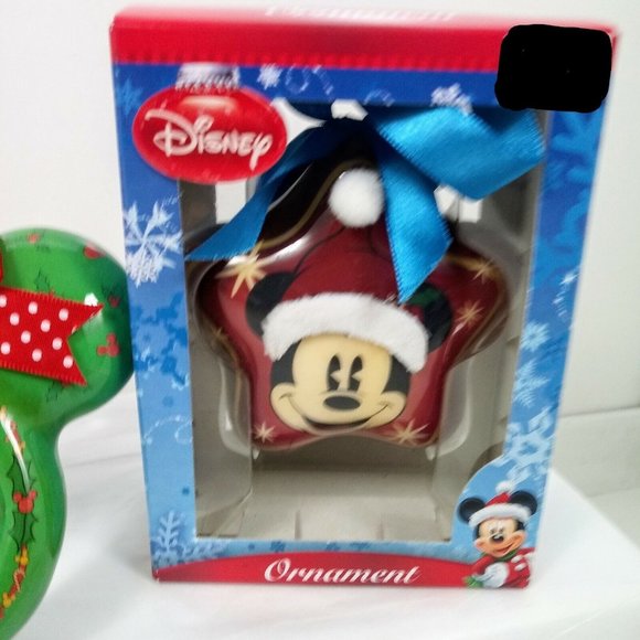Vintage Disney Cinderella Castle Ceramic Picture Frame & Mickey Minnie Ornaments - Picture 8 of 14